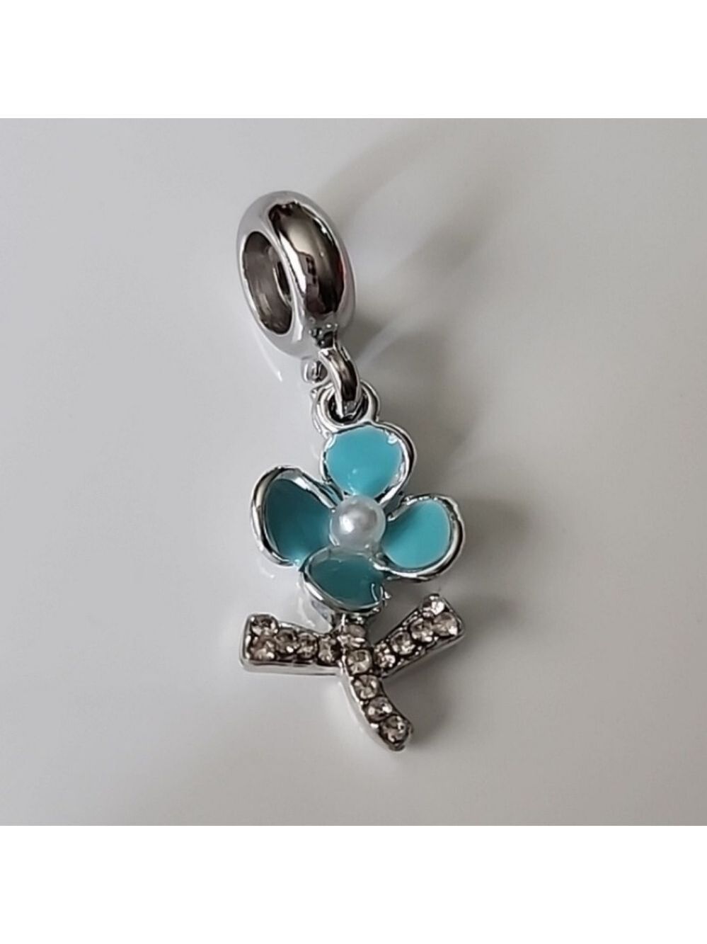 Premium FLOWER Charm Fits Pandora and other European Systems or Pendant